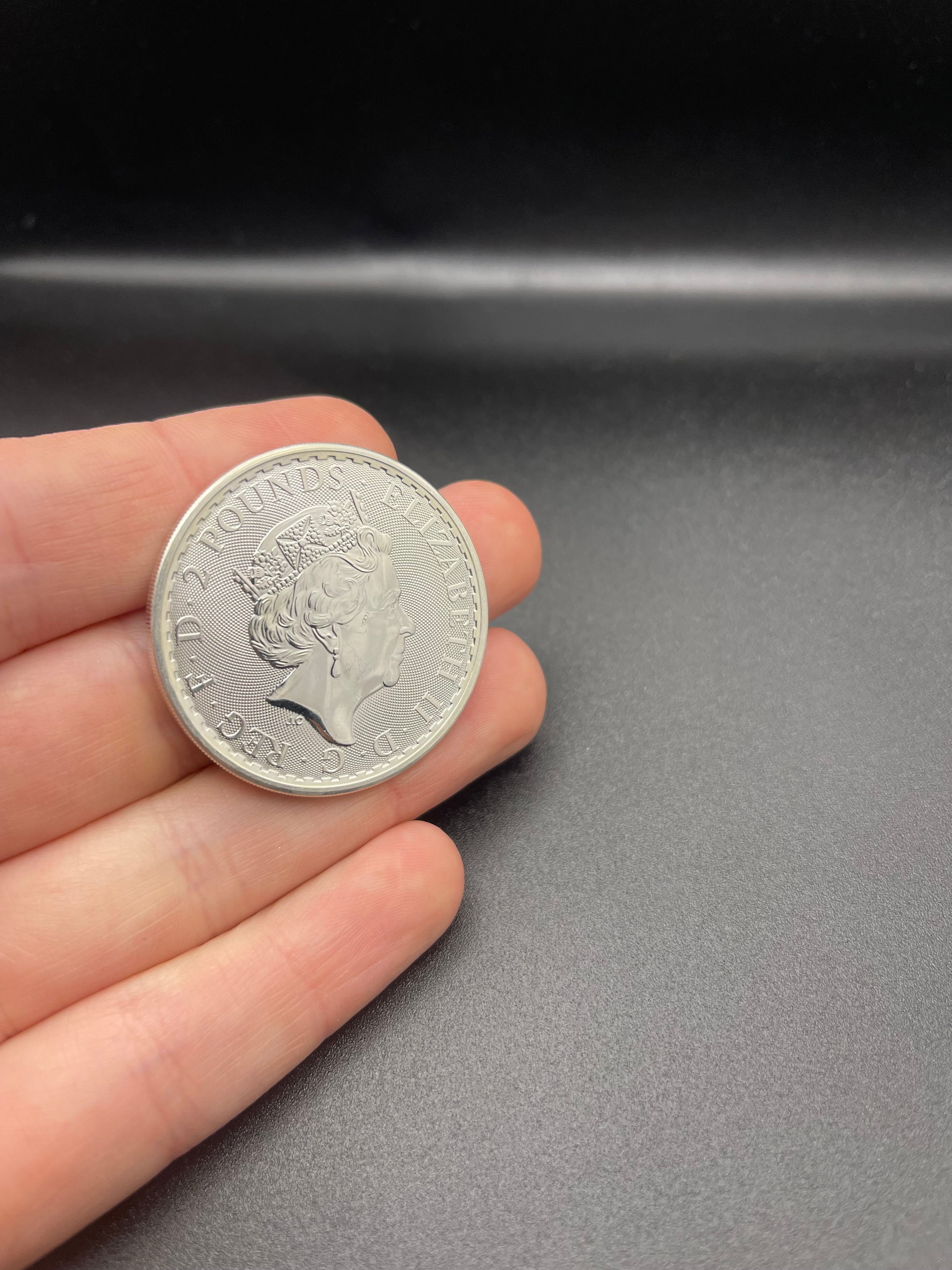 1oz 2020 Silver Britannia Coin – CGT Free  .999 Fine Silver